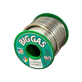 Big Gas 955 1Lb 95/5 Lead-Free Solid Wire Solder