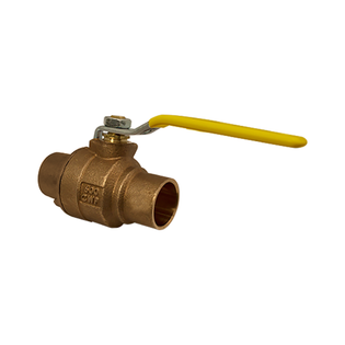 Apollo 77C20801A 2", 2 x Sweat, Bronze Full Port Ball Valve, with Standard Configuration, 600 PSI