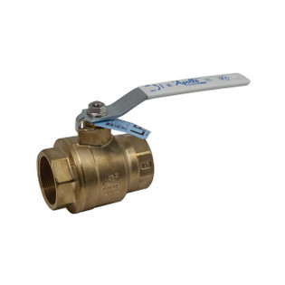 Apollo 77FLF14901 2-1/2", 2 x FNPT, Lead-Free, Forged Brass, Full Port, Ball Valve, w/ Stainless Steel Ball & Stem, Standard Configuration, 400 PSI