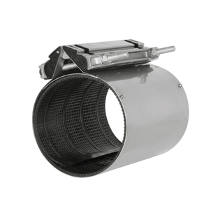 HYMAX 272-56-0087-10W Wide Range Pipe Repair Clamp 3" (3.42"-4.25") OD 9" Length 200 psi Stainless Steel