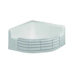 Gerber G0012905 28" X 28" X13" Enameled Cast Iron Enamel Corner Floor Service Sink With Coated Wire Rim Guard