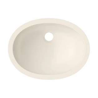 Corian 820P Accessible Collection Small Oval Bathroom Lavatory (Bisque)