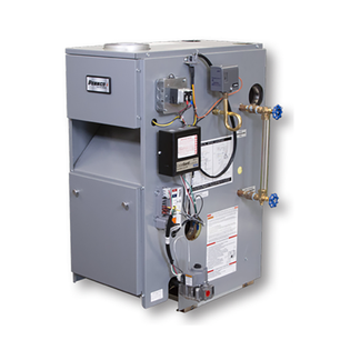 Pennco 187,000 BTU Residential Cast Iron Gas Fired Steam Boiler 82% AFUE 479 Sq. Ft. Low Water Cut-Off