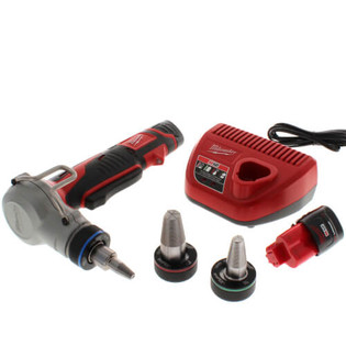 Milwaukee M12 ProPEX Expansion Tool Kit w/ 1/2", 3/4", and 1" Heads, (2) M12 Batteries, Charger