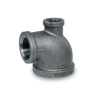 Everflow BMRT1212 1 1/2" X 3/4" X 1 1/4" Black Malleable Reducing Tee Everflow BMRT1212 1 1/2" X 3/4" X 1 1/4" Black Malleable Reducing Tee