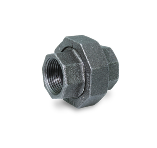 Everflow BMUN0018 1/8" Black Malleable Union