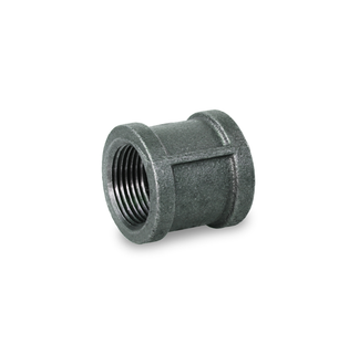 Everflow BMCPL018 1/8" Black 150LB Malleable Banded Coupling