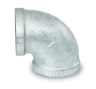 Everflow GMNL0018 1/8" Galvanized Malleable 90° Elbow