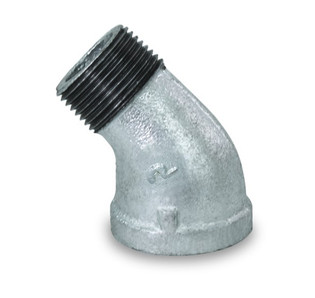 Everflow GMSF0018 1/8" Galvanized Malleable 45° Street Elbow