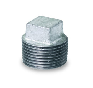 Everflow GMPL0140 1/4" Galvanized Malleable Square Head Plug