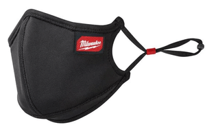 3-Layer Performance, Washable Face Mask-Black-S/M