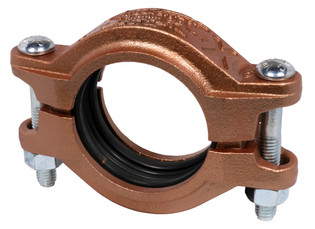 Gruvlok 390012206 4" Grooved CTS SlideLOK Ready for Installation Copper Coupling (64)