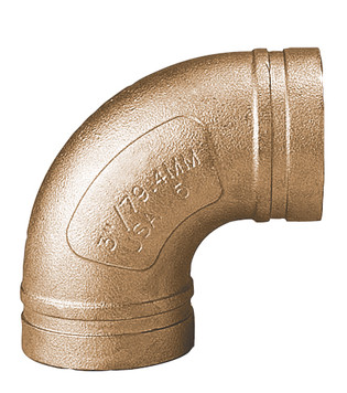 Gruvlok 1330012005 6" Grooved Copper CTS 90° Elbow (GM610)