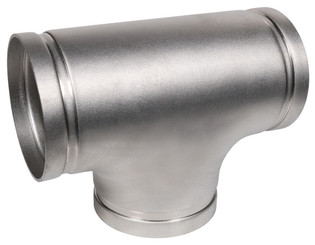 Gruvlok 1330007480 10" Grooved SCH-10 304 Stainless Steel Standard Tee (A7060SS)