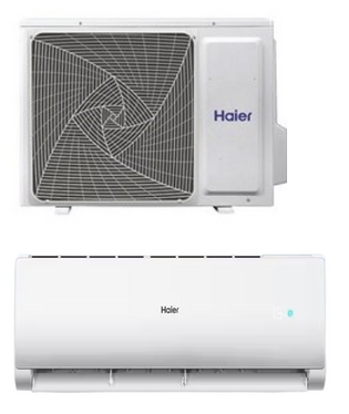 Haier 9,000 BTU Tempo Series Single Zone Outdoor/Indoor Wall mount Package,  16 SEER, 11 EER, 115 Volts