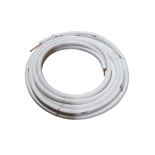 PTubes Ryno 1/4" x 3/8" x 1/2" Insulated,  50 ft. White Mini-Split Line Set