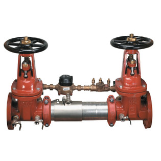 Watts 0111546 4 In SS Double Check Detector Assembly Backflow Preventer (757DCDA Series)