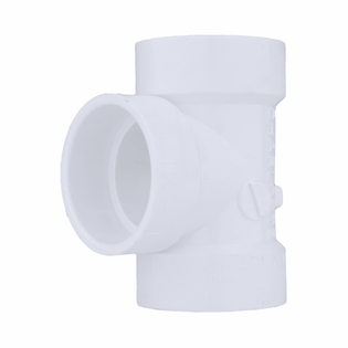 Charlotte Pipe (PVC 00441 0800) 2" DWV Vent Tee (All Hub)