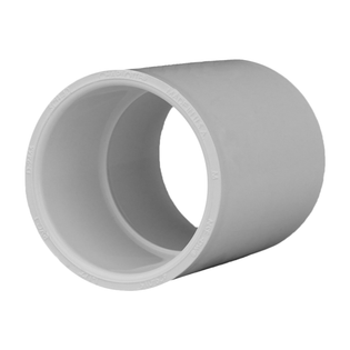 Charlotte Pipe 429-005 1/2" PVC Sch. 40, Coupling (Socket X Socket)