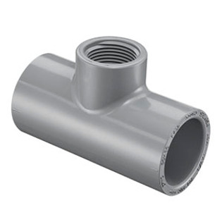 Spears 802-248C 2" X 3/4" CPVC Sch. 80 Reducing Tee (Socket x Socket x FPT)