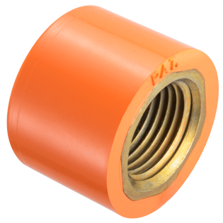 Spears 4238-130BR, 1" X 1/2" CPVC FlameGuard Bushing - with Brass Thread Insert (Spigot x Fipt)