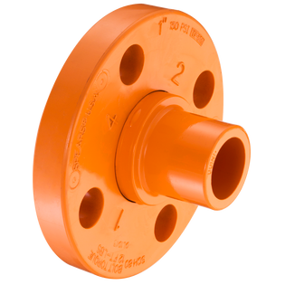 Spears 4256-007, 3/4"" CPVC FlameGuard Van Stone Style Flange (Spigot)