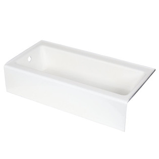 KOHLER Bellwether 60-in White with Left-Hand Drain Bathtub