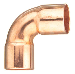 Elkhart 31298 1" X 3/4" Copper 90° Reducing Elbow (C x C)