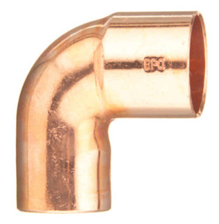 Elkhart 31396 3/8" Copper 90° Street Elbow (FTG x C)