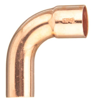 Elkhart 31830 1" Copper 90° Long Turn Street Elbow (FTG x C)