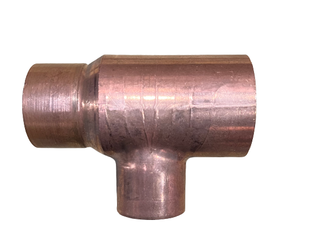 Elkhart 32930 1 1/2" X 1 1/4" X 3/4" Copper Reducing Tee (C x C x C)