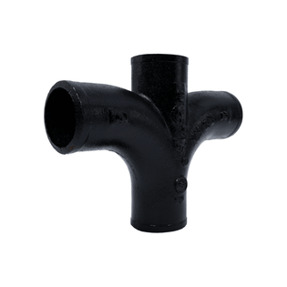 Charlotte Pipe 00327 2" Cast Iron No Hub Sanitary Cross