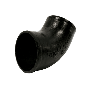 Charlotte Pipe 00167 3" Cast Iron No Hub 60° Elbow