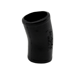 Charlotte Pipe 00185 4" Cast Iron No Hub 22.5° Elbow