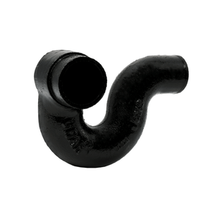 Charlotte Pipe 10882 2" Cast Iron No Hub P-Trap With 2" Side Inlet Right Hand