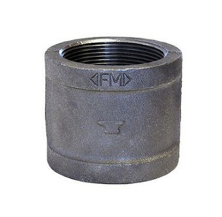 Anvil 1/2" Black Malleable Iron Right Hand Coupling (Class 150 Standard)