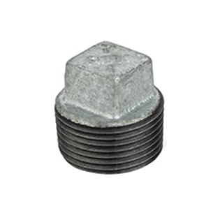 Alro 5" Galvanized Malleable Plug