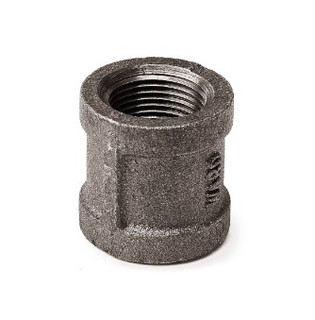 Ward 3/4" Black Malleable Iron Left & Right Hand Threaded Coupling