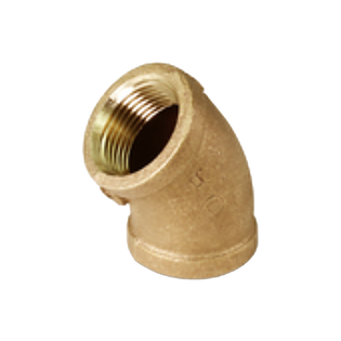 Everflow BRFL0012-NL 1/2" Brass 45° Elbow Lead-Free