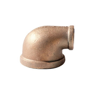 Merit Brass BRRL2004-NL 2" X 1 1/2" Brass 90° Reducing Elbow Lead-Free