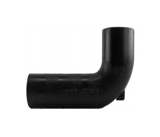 Charlotte Pipe 01670 4" X 6" X 18" Cast Iron Service Weight Plain Closet Elbow Less Collar
