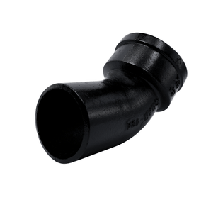 Charlotte Pipe 02082 2" Cast Iron Extra Heavy 45° Elbow