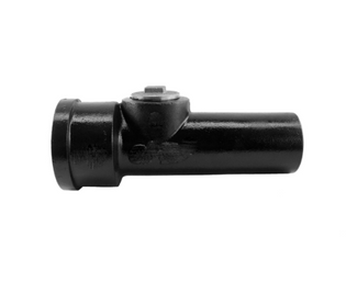 Charlotte Pipe 02323 3" Cast Iron Extra Heavy Cleanout Tee With Southern Raised Brass Plug Installed