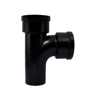 Charlotte Pipe 02200 3" Cast Iron Extra Heavy Sanitary Tee