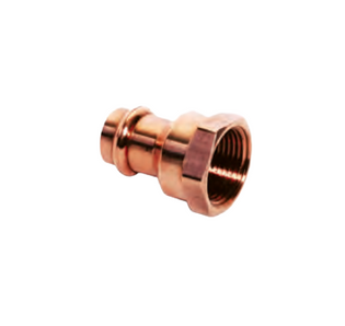 Mueller PF01232 1/2'' X 3/8'' Copper Small Female Reducing Adapter Lead Free (P X FPT)