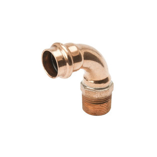 Mueller PF01631 1 1/2"Copper 90° Small Male Elbow (P X MPT)