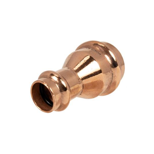 Apollo 10066381 ApolloPress 801R 1 1/2" X 3/4" Copper Press Small Diameter Press Reducing Coupling (P X P)