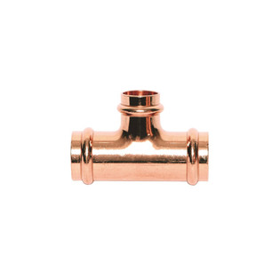 Mueller PF04079 1 1/4" X 3/4" X 1" Copper Press Small Reducing Tee (P X P X P)