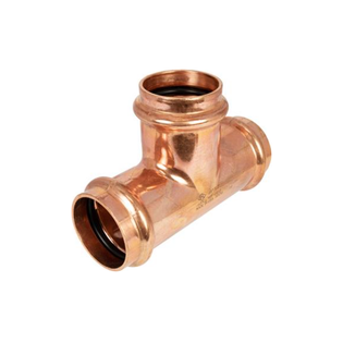 Apollo 10077744 ApolloPress 811 2" Copper Press Small Diameter Tee (P X P X P)