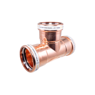 Apollo 10077761 ApolloPress 811.XL 3" Copper Press Large Diameter Tee (P X P X P)